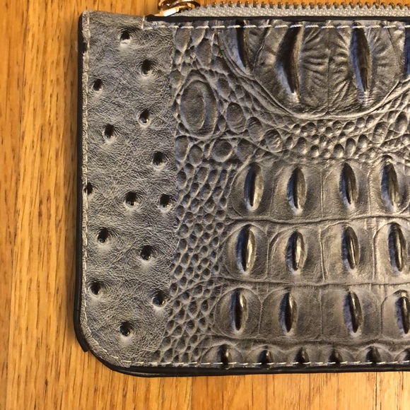 Textured Gray Coin Pouch - Picture 8 of 12